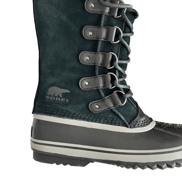 Sorel Joan of Arctic Faux Fur Waterproof Snow Boots Size 9 Black Outdoor NEW - Picture 6 of 12